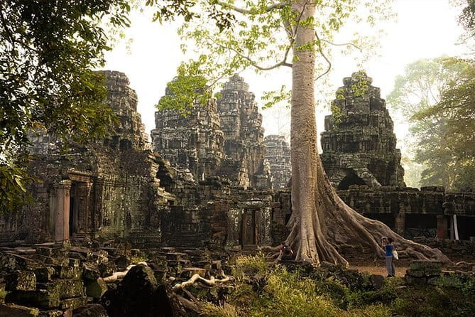 1-Day Angkor Wat Cycling Tour: Scenic Bike Adventure in Siem Reap - The Elephant Terrace and the Old Royal Center