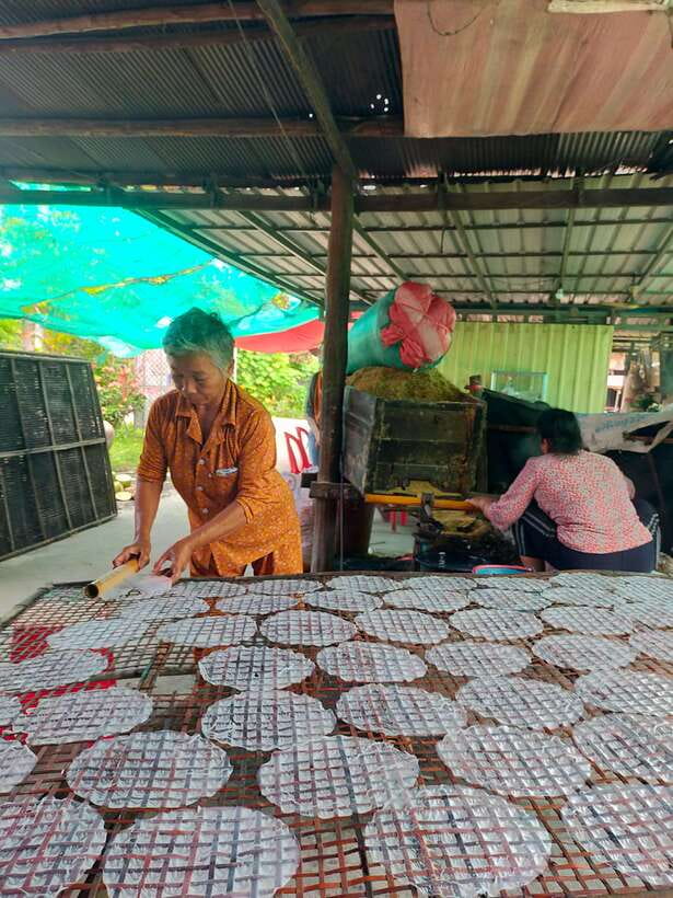 A Day TukTuk Handicrafts Bambootrain Killing&BatCaves,Sunset - Seeing how rice feeds Battambang
