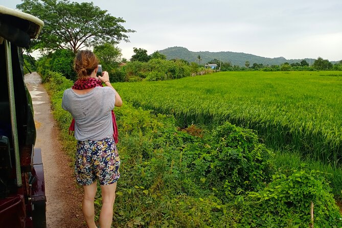 Afternoon Tour BambooTrain & Bat Cave - Leaving Battambang by private tuk tuk