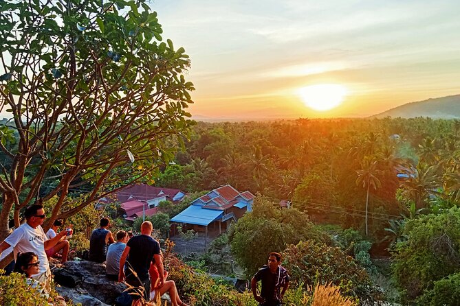 Afternoon tour to Original Bamboo train. Bat cave. Killing cave - The bat cave at dusk
