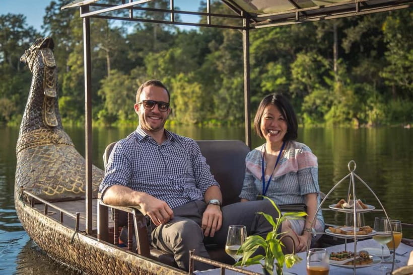 Angkor Bike tour & Gondola Sunset Boat - A different way to approach Angkor at sunset