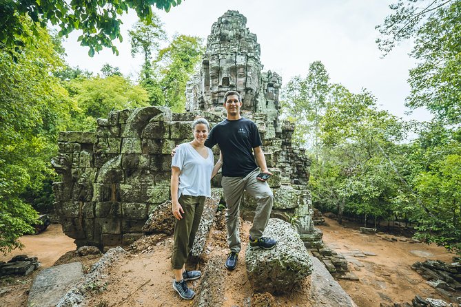 Angkor Jeep Tour Discovery - Inclusive Lunch - Ta Prohm, roots, and fallen stone