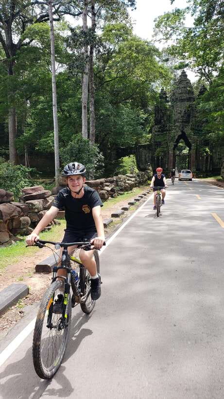 Angkor Jungle Biking Adventure Private Cycling Tour - Angkor Wat, the grand opening
