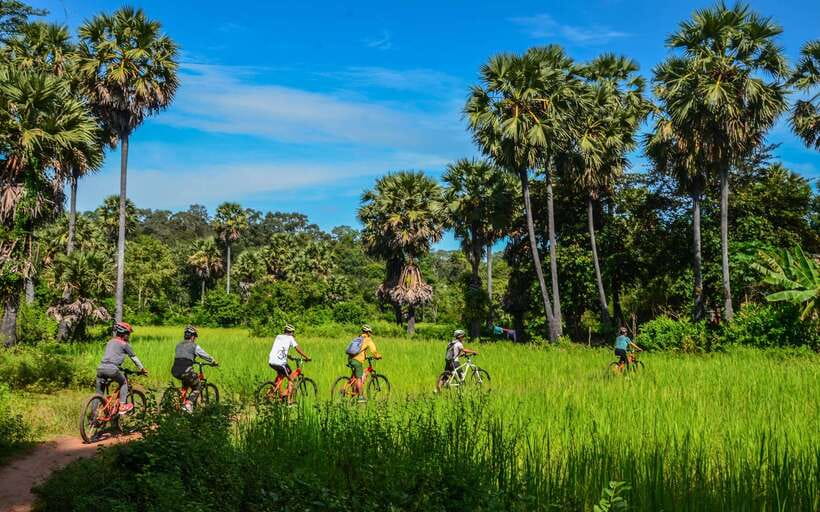 Angkor Jungle Biking Adventure Private Cycling Tour - Khmer lunch inside the park