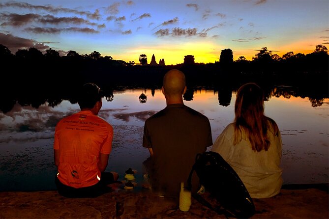 Angkor Sunrise Bike Tour - Breakfast & Lunch included - Angkor Wat at dawn: allow three hours