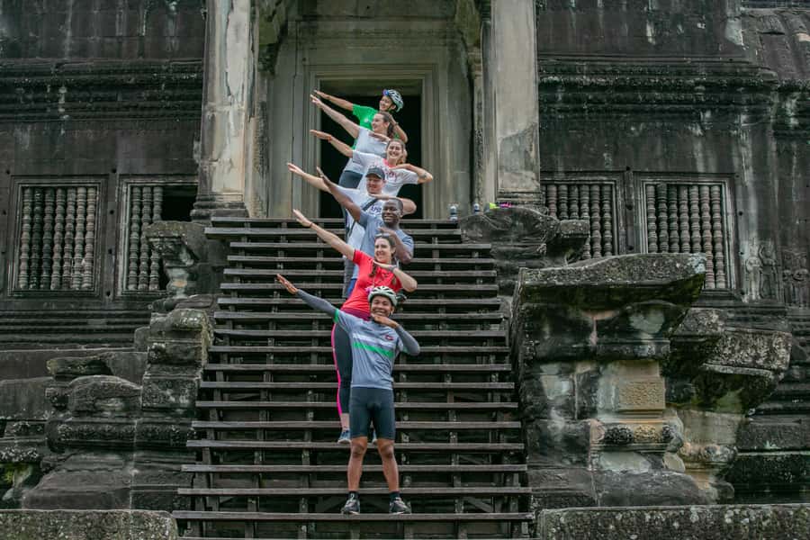 Angkor Wat: Guided Sunrise Bike Tour w/ Breakfast and Lunch - Forest tracks and village life behind Angkor Wat