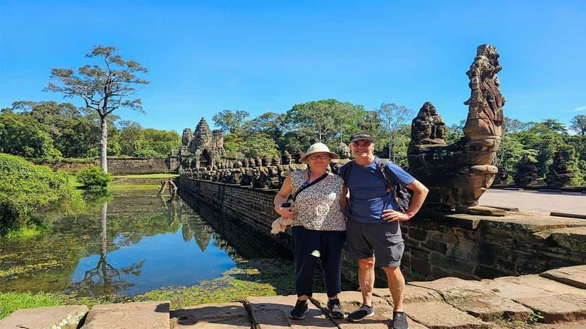 Angkor Wat Guided Sunrise Tour - Bayon’s stone faces and nearby monuments