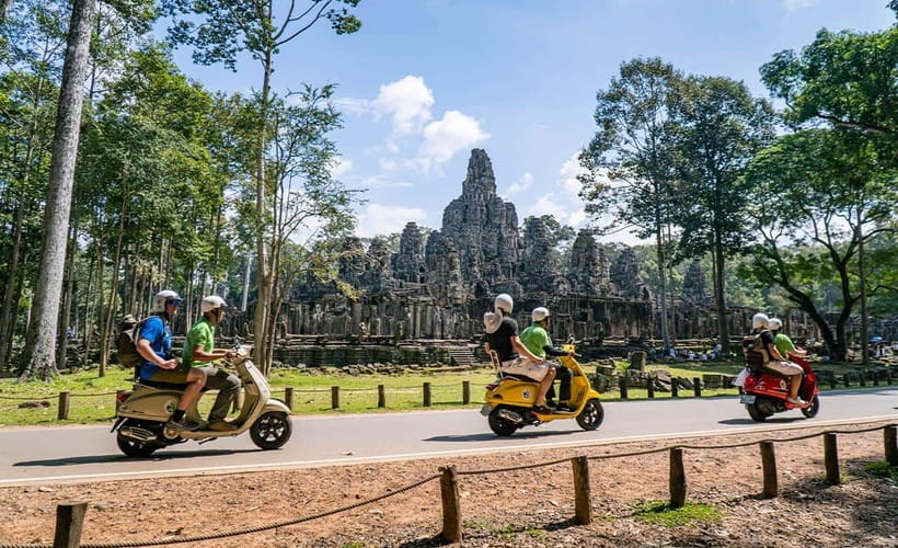 Angkor Wat: Guided Vespa Tour / Tuk Tuk or Car - Ta Prohm and the Tomb Raider effect