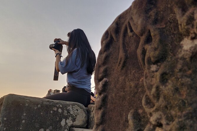 Angkor Wat Hidden Gems Sunset Symphony In Small Group Shared Tour - Bayon’s stone faces in Angkor Thom