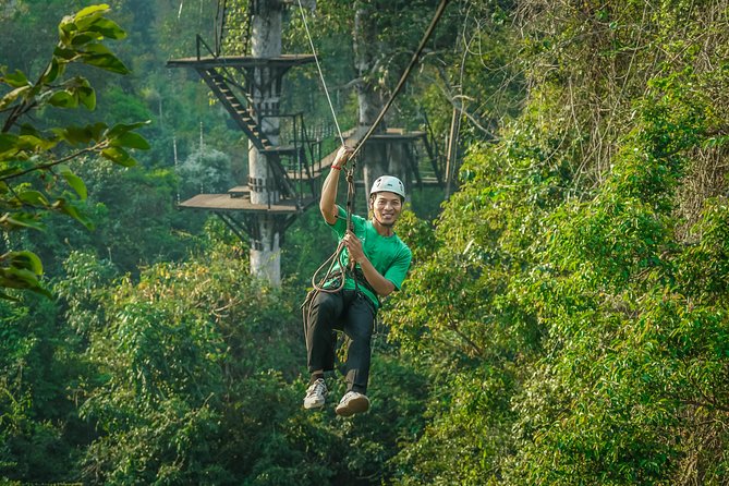Angkor Wat Park Zip Line Adventure in Siem Reap - Safety for first-timers, families, and older adults