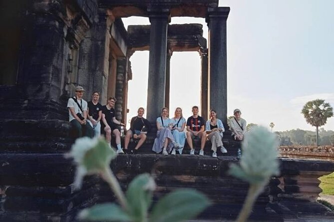Angkor Wat Sunrise & 3 Main Temples with Breakfast – Small Group - Angkor Wat sunrise, beauty with a crowd