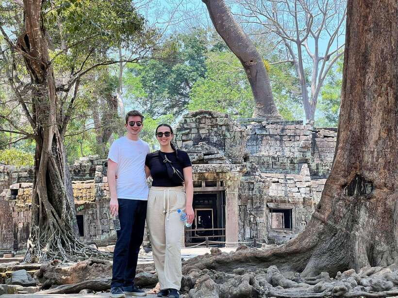 Angkor Wat Sunrise Bike Tour With Lunch Included - 11:00 am at Ta Prohm and its tree-covered ruins