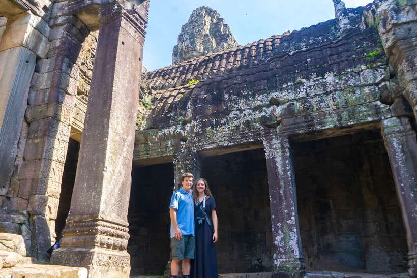 Angkor Wat Sunrise Private Tuk-Tuk Guided Tour - Bayon and its famous stone faces