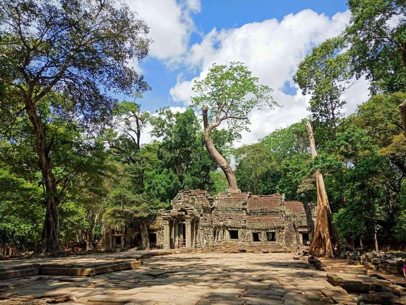 Angkor Wat Sunrise Shared Tours: Bayon-Ta Prohm-Banteay Srei - A small shared vehicle keeps the price down