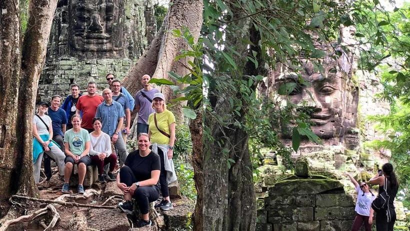 Angkor Wat: Sunrise: Ta Prohm and Bayon Temple Tour - Two hours inside the great temple