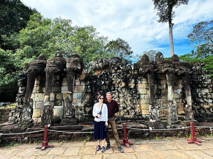 Angkor Wat Sunset In Private and Small-In-Group - Bayon and its famous stone faces