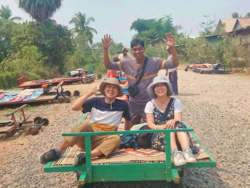 Bamboo Train, Banann Temple, Fruit Bat, Bat Cave, Sunset - Battambang’s symbols and the old Wat Kor house