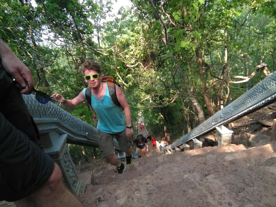 Battambang family tuktuk tour BambooTrain/Wat Banan/Bat cave - A full day beyond Battambang town