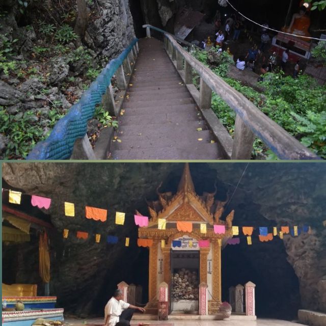 Battambang family tuktuk tour BambooTrain/Wat Banan/Bat cave - Wa Kor Village and traditional Khmer homes