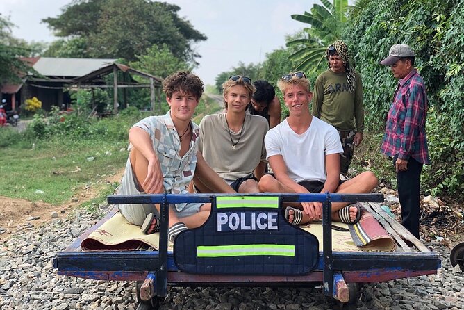 Battambang Private afternoon tour bamboo train bat cave & village - Tuk tuk roads through villages and countryside