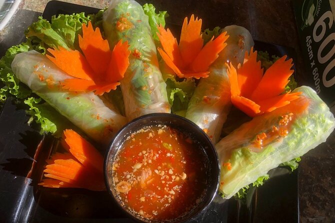 Cooking class in Kampot - Choosing larb, papaya salad, amok, and dessert
