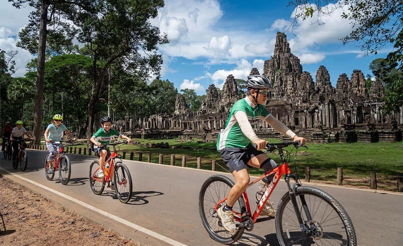 Cycle Angkor Backroad Bike Tour / E-Bike or Tuk Tuk - Bayon, Baphuon, and the royal terraces