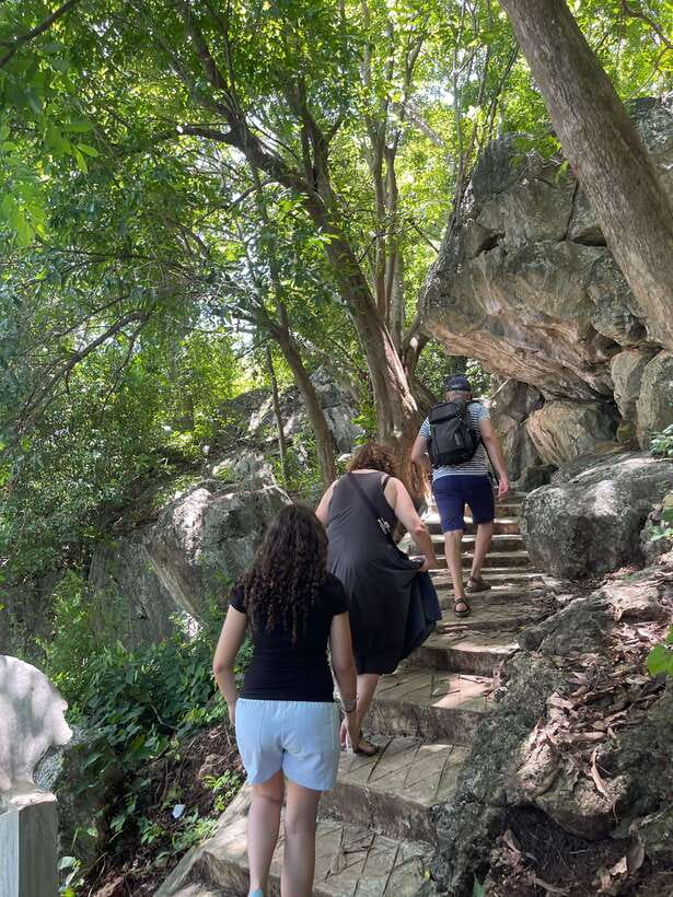 Discover kampot country side full day tour; kep crab market - The cave temple and its old stone setting