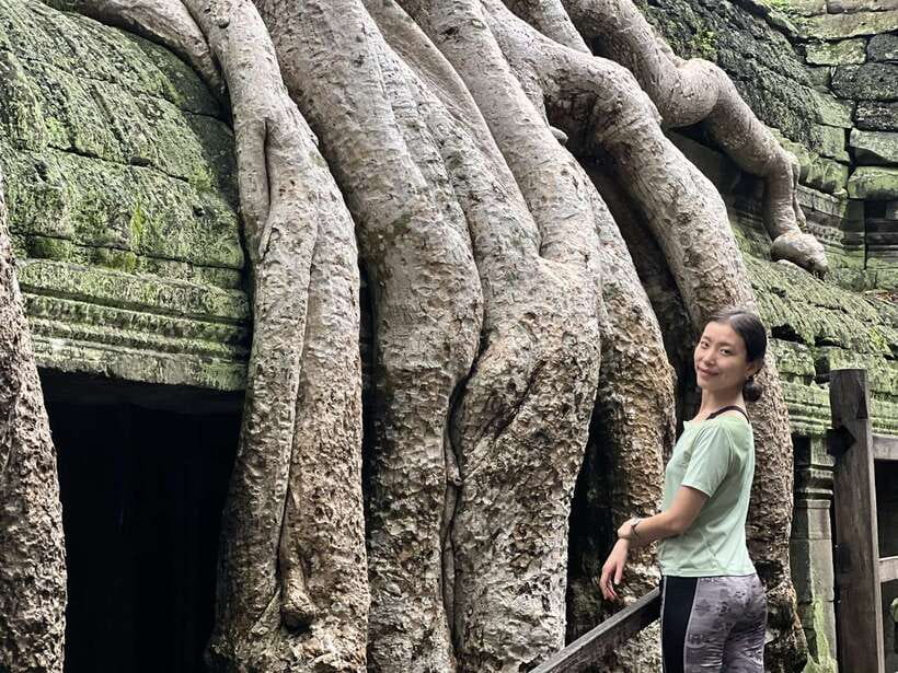 Explore Angkor Wat by Bike and Sunset - Ta Nei, the quiet stop in the trees