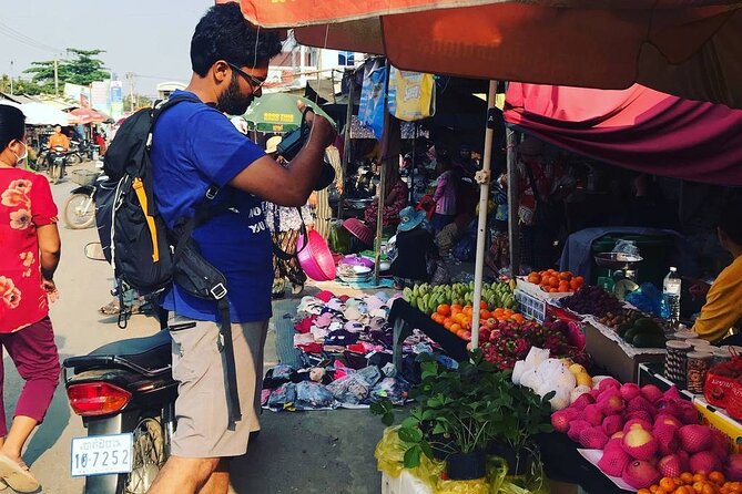 Exploring Battambang History (Walking Tour) - Central Market and the French-era houses