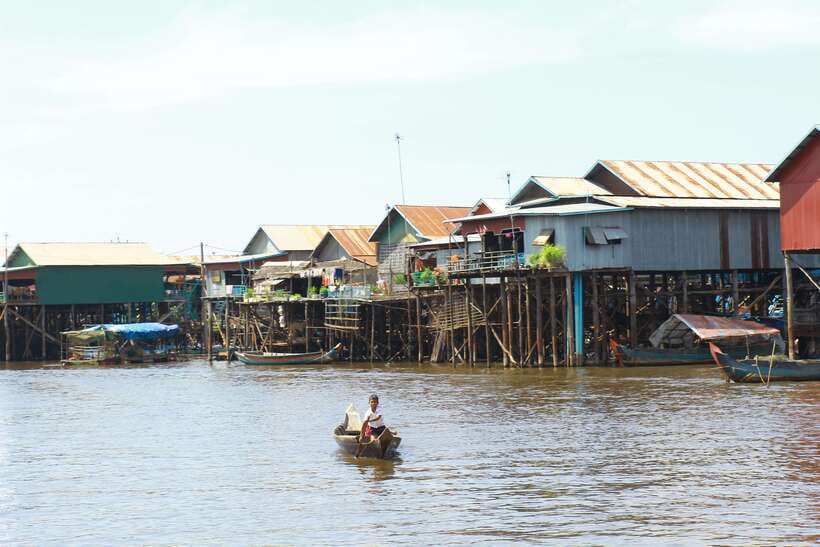 Exploring the Enchanting Kampong Phluk Floating Village - The flooded forest is the visual highlight
