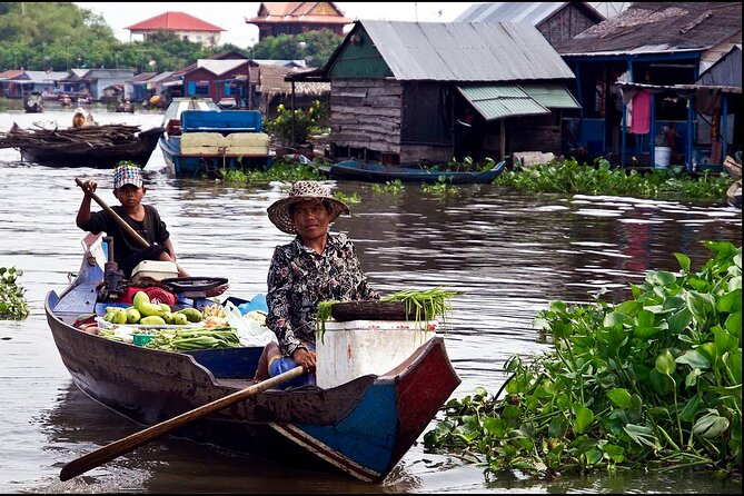 Floating Village-Mangrove Forest Private Tonle Sap Lake Boat Tour - Wat Bo and Siem Reap’s older religious art