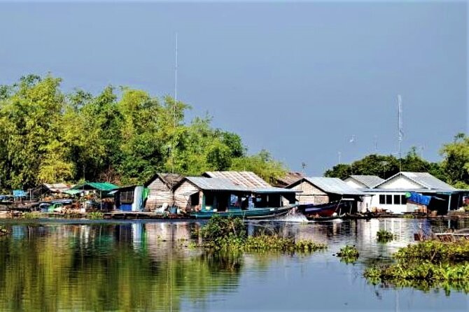Floating Village-Mangrove Forest Private Tonle Sap Lake Boat Tour - The Royal Residence gardens and local shrine