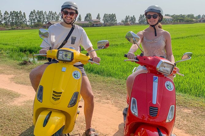 Floating Village Sunset Boat Vespa Tour / Tuk Tuk Available - Who will enjoy this ride most?