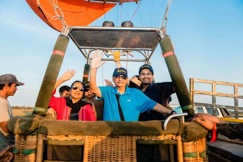 From Krong Siem Reap: Angkor Hot Air Balloon Ride w/ Pickup - The ride from Krong Siem Reap to the launch area