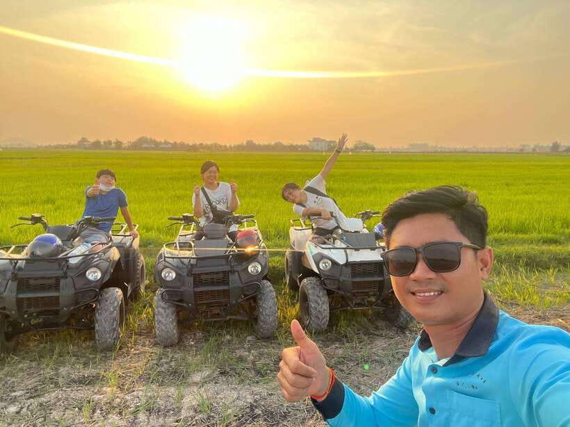 From Siem Reap: 02 Hours Quad Bike Tour in Countryside - Through rice fields and rural communities