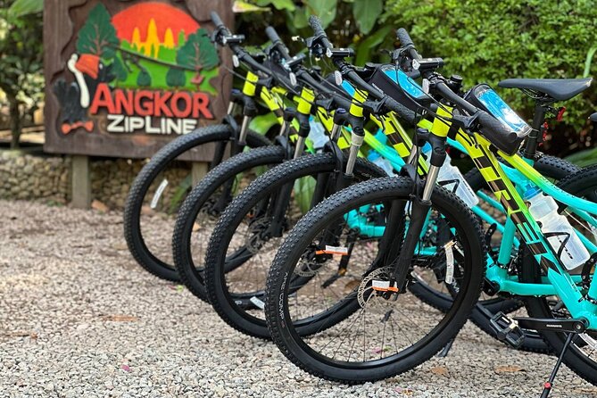 Full-Day Bike Tour in Siem Reap with Zipline - The morning Silver Course from 8:00 to 10:00