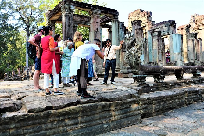Full Day Temples Explorer - Small Group - The South Gate and Angkor Thom’s stone procession