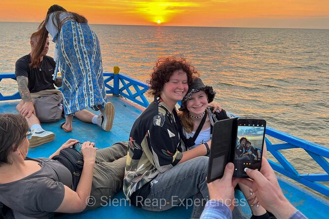 Half Day Kompong Pluck stilt home Village on Tonle Sap & Sunset - The journey from Siem Reap to the village