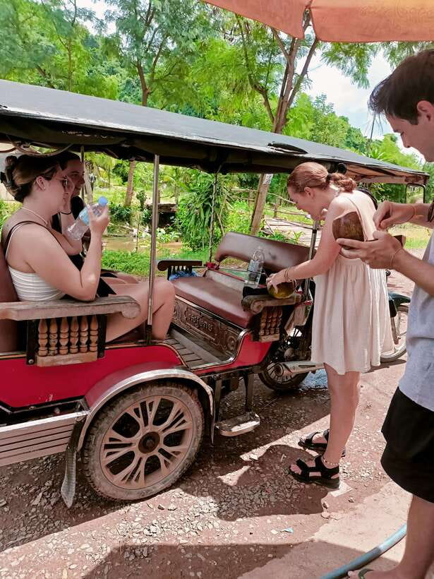 Kampot Countryside include Pepper farm,Kep crab market beach - Salt fields and the work behind Kampot salt