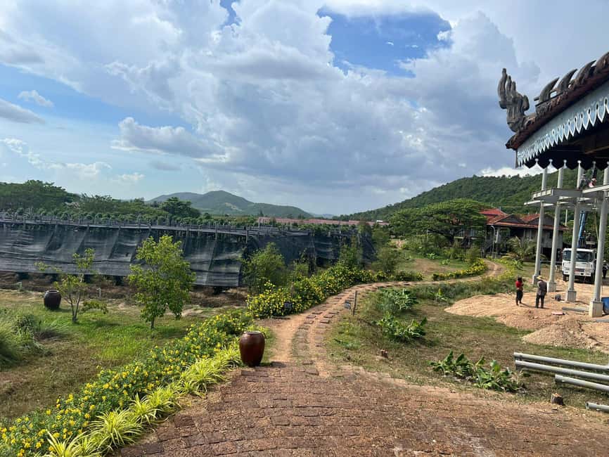 Kampot-Phnom Penh include Pepper farm Tour, Salt field, Lake - Salt Fields: a short lesson in an important local trade