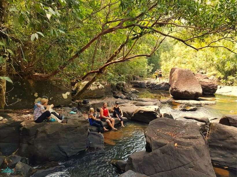 Kbal Spean Trekking Tour with Banteay Srei & Landmine Museum - The forest walk to Kbal Spean