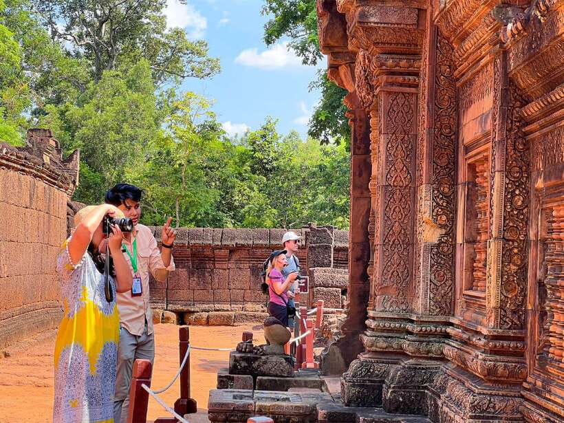 Kulen Mountain, Beng Mealea and Banteay Srei Full Day Tour - A waterfall picnic makes lunch part of the experience