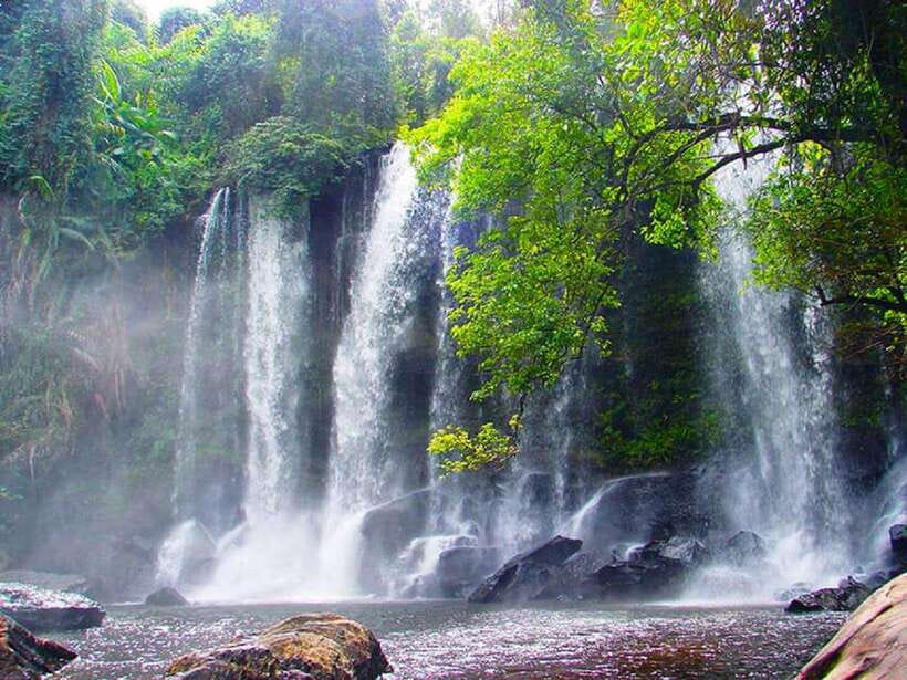 Kulen Mountain Waterfall Tour - Wat Preah Ang Thom Requires Time for Walking