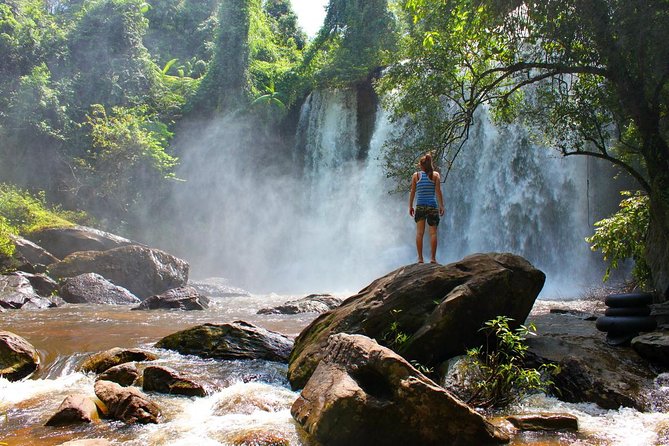 Kulen Waterfall & 1000 Linga River Small-Group Tours - Climbing to the Reclining Buddha