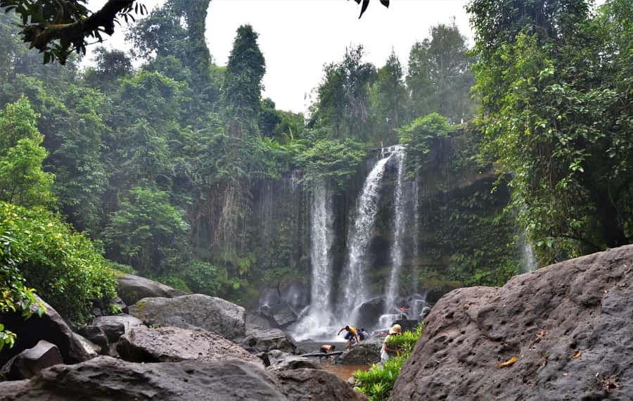 Kulen Waterfall: Rise and Shine with Cliff, Village w/ Guide - The village stop adds a human scale