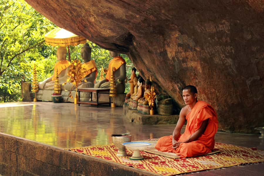 Kulen Waterfall: Rise and Shine with Cliff, Village w/ Guide - Forested cliffs provide the final photo stop