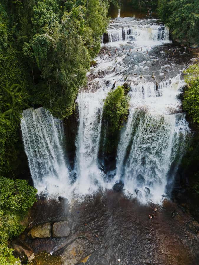 Kulen Waterfall: Rise and Shine with Cliff, Village w/ Guide - A private van that keeps the day easy