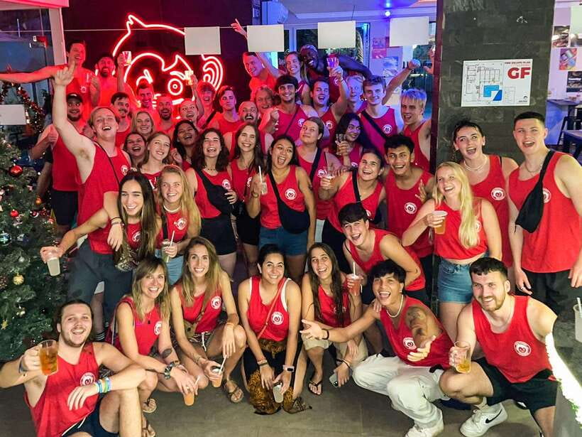 Mad Monkey Siem Reap Pub Crawl - The night starts at Mad Monkey, not Pub Street