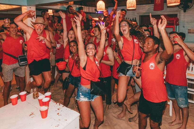 Mad Monkey Siem Reap Pub Crawl - Karaoke is the first Pub Street stop