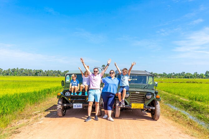 Morning Countryside Jeep Tour - Leaving Siem Reap in an open-air Jeep